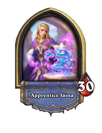 Apprentice Jaina Hearthstone kártya
