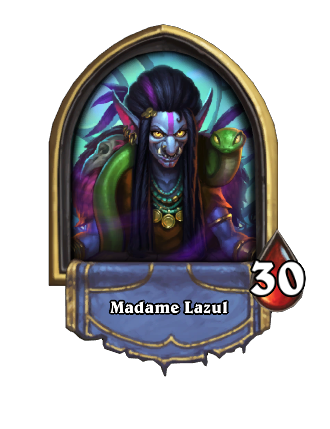 Madame Lazul Hearthstone kártya