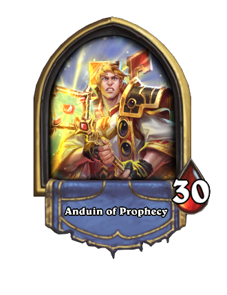 Anduin of Prophecy Hearthstone kártya