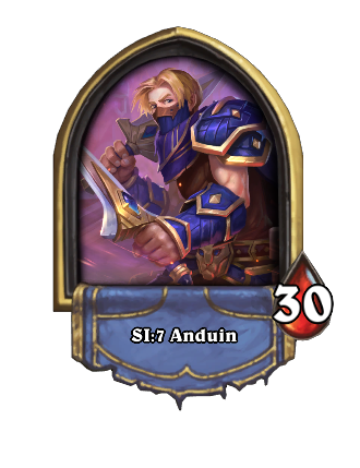 SI:7 Anduin Hearthstone kártya