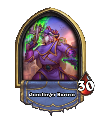 Gunslinger Kurtrus Hearthstone kártya