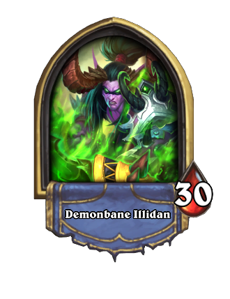 Demonbane Illidan Hearthstone kártya