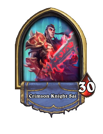 Crimson Knight Sai
