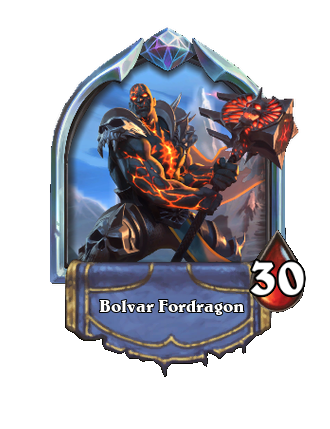 Bolvar Fordragon Hearthstone kártya