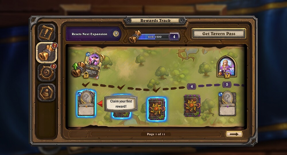 Hearthstone jutalom térkép