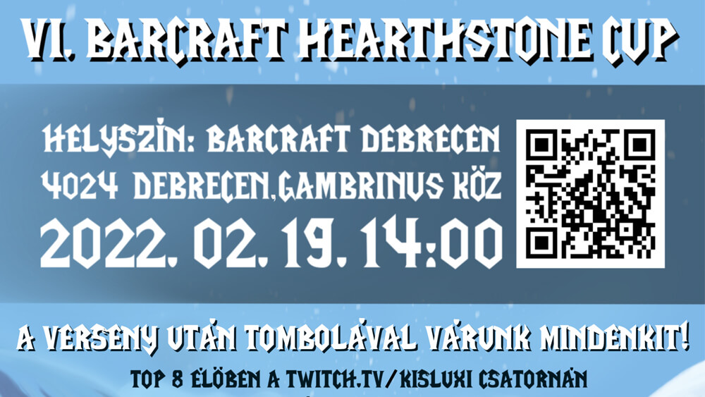 VI. Hearthstone Cup Debrecen Barcraft