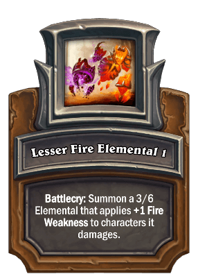 Lesser Fire Elemental 1