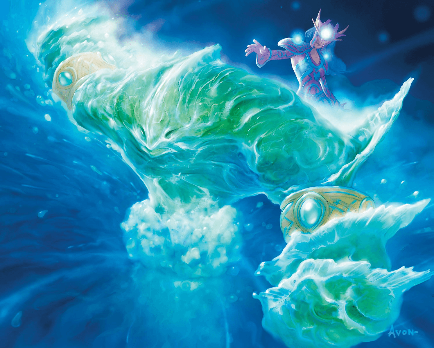 hearthstone kártya water elemental artwork