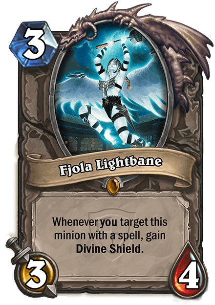 fjola lightbane hearthstone kártya