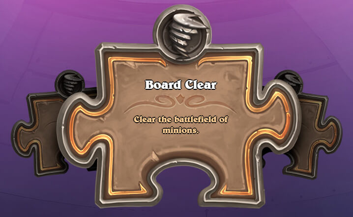 Board Clear Puzzle Hearthstone
