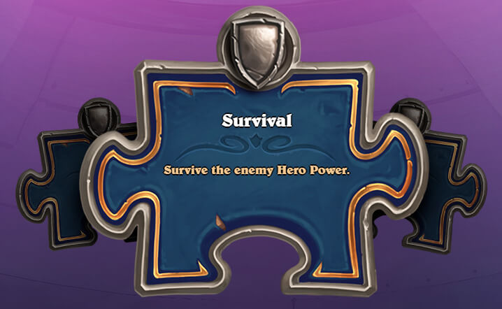 Survival Puzzle Hearthstone