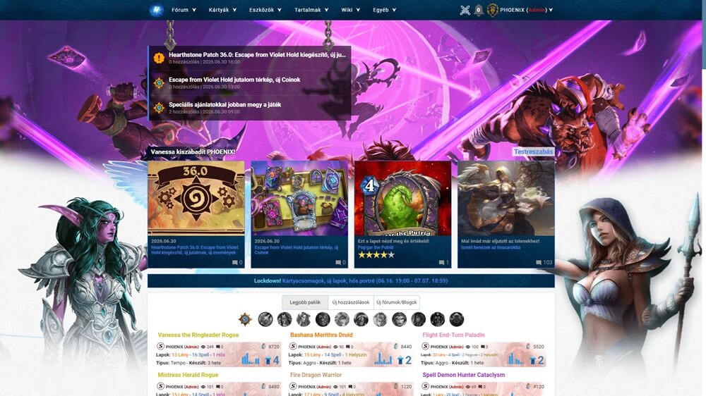 Escape from Violet Hold Hearthstone Hungary