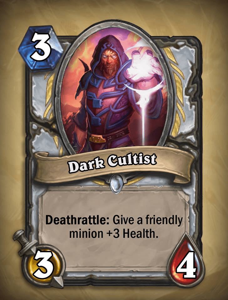 dark cultist priest card