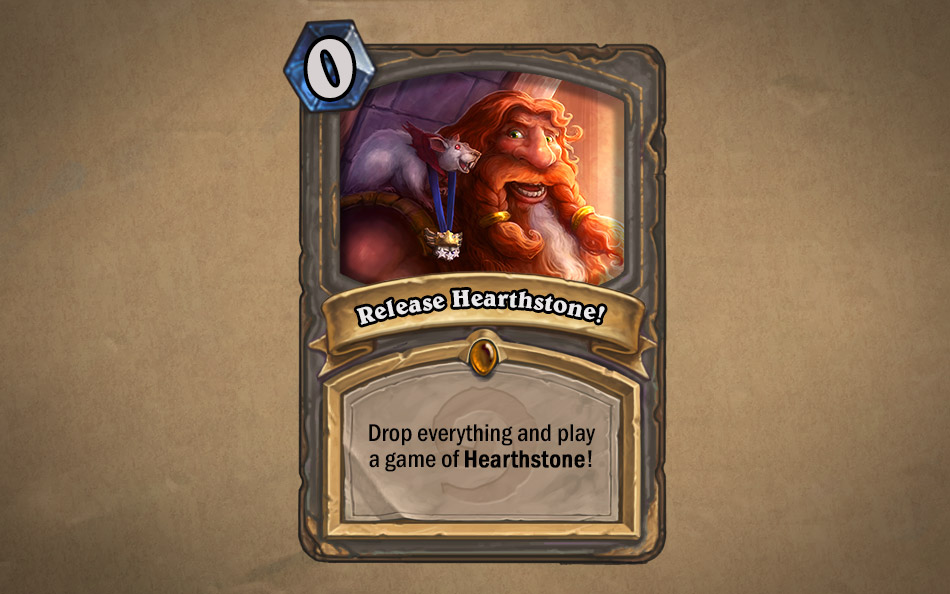 Hearthstone is live