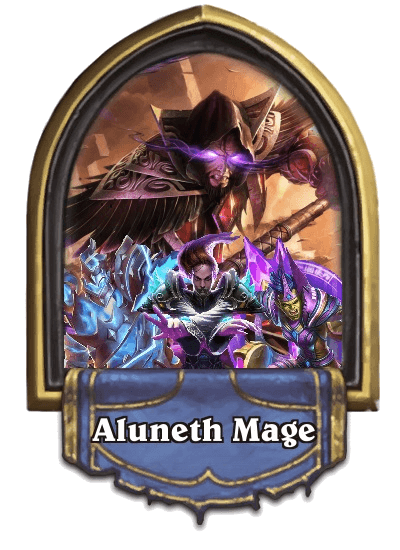 SoUWld Aluneth Mage portrait hearthstone