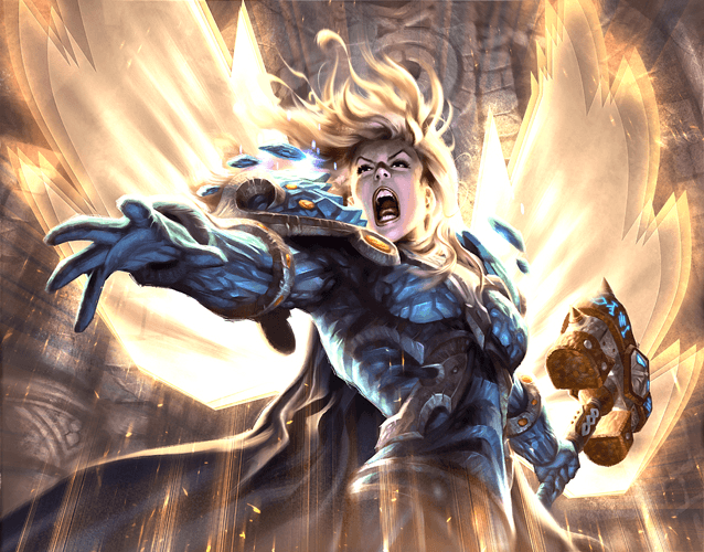 paladin girl artwork