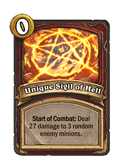 Unique Sigil of Hell