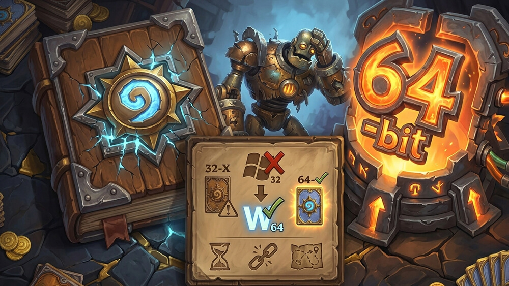 Hearthstone Windows 32 support ending