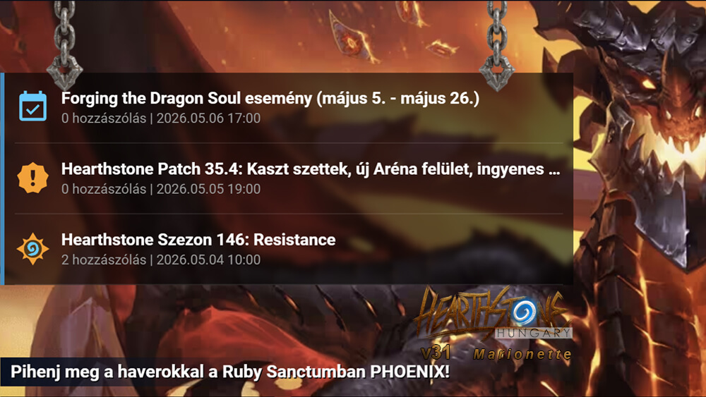 Hearthstone Hungary v31