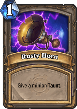 rusty horn hearthstone kártya