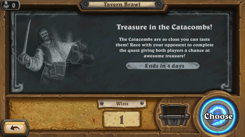 Hearthstone Treasure in the Catacombs Tavern Brawl