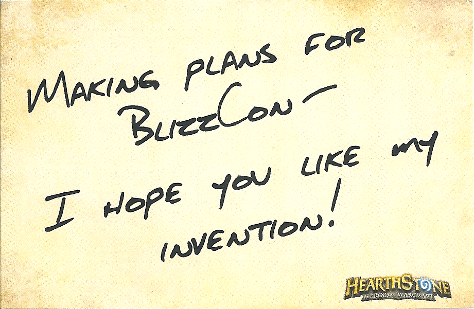 blizzcon goblin találmány