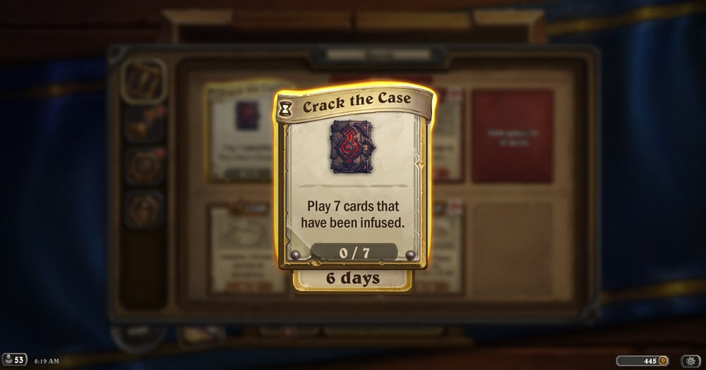 Crack the Case quest Hearthstone
