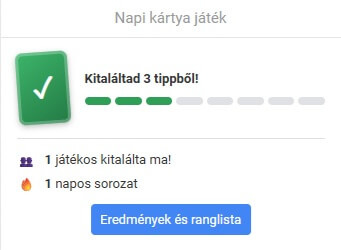 Sikeres játék
