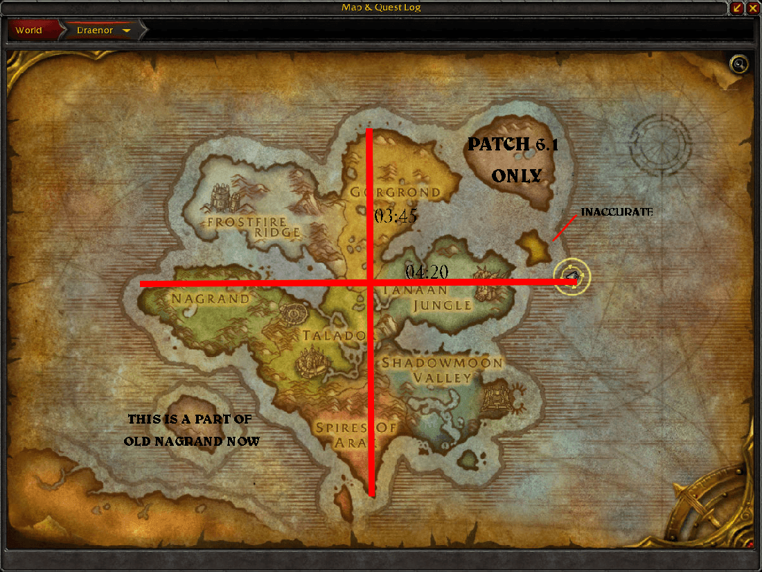 Size of Draenor measured and compared