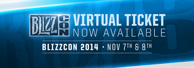 BlizzCon 2014 virtuális jegyek