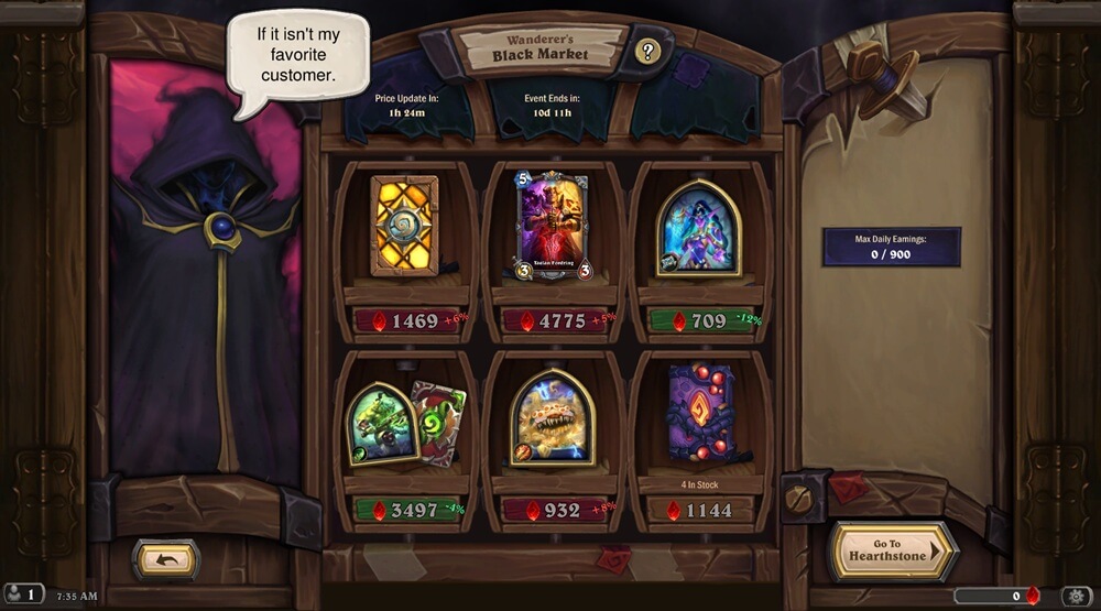 Black Market Hearthstone