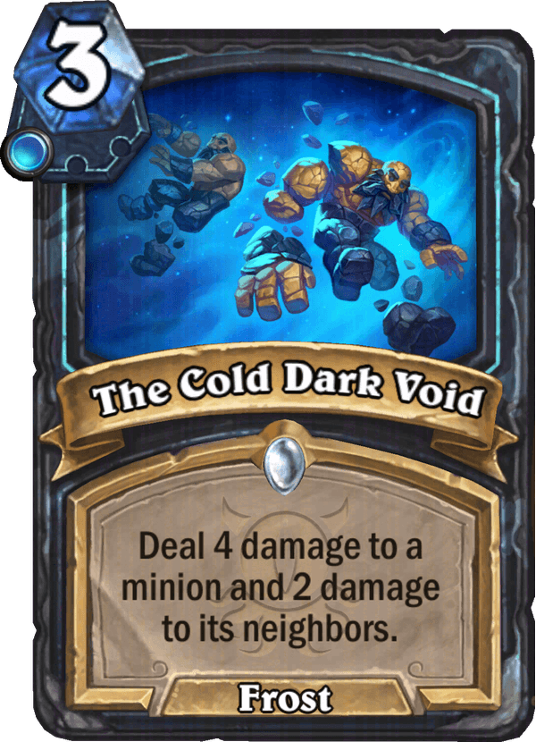 The Cold Dark Void