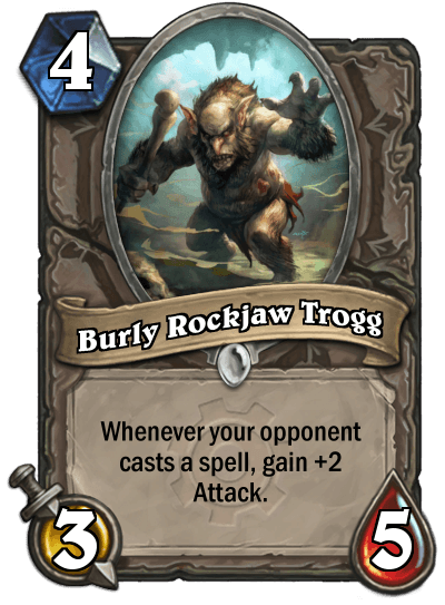 burly rockjaw trogg goblins vs gnomes hearthstone kártya