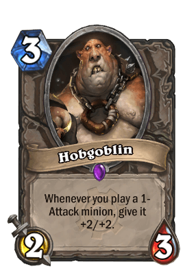 hobgoblin goblins vs gnomes hearthstone kártya