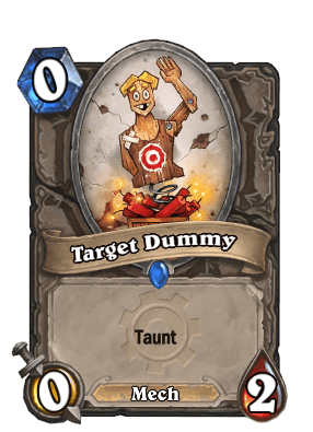 target dummy goblins vs gnomes hearthstone kártya