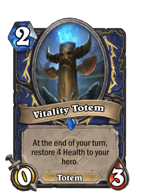 vitality totem goblins vs gnomes hearthstone kártya