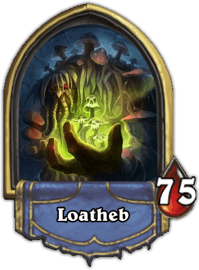 Loatheb ellenség Naxxramas kaland mód Hearthstone